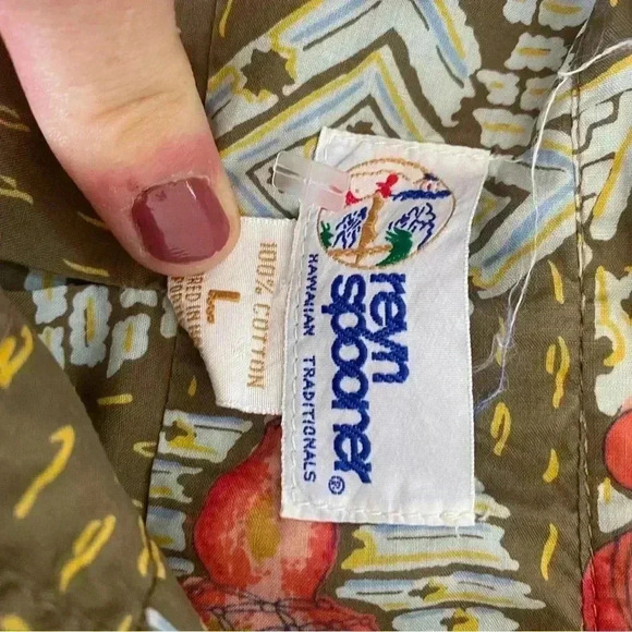 Ryen Spooner Mens Hawaiian Shirt Large - Picture 5 of 6